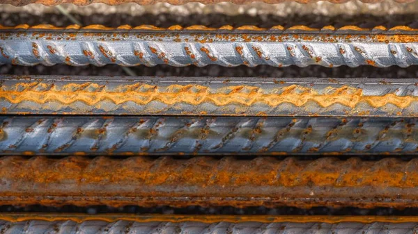 Material de acero corroído foto de primer plano — Foto de Stock