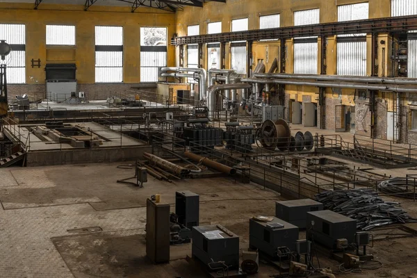 Sala de distribución de electricidad en la industria metalúrgica —  Fotos de Stock