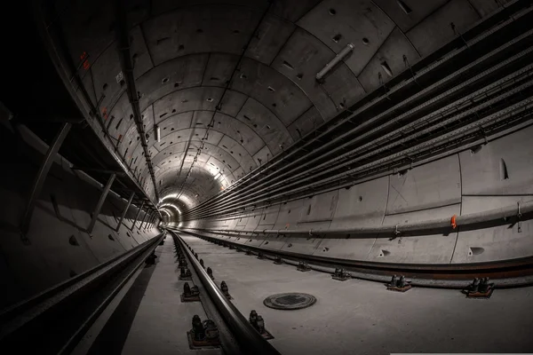 Túnel subterráneo para el metro — Foto de Stock