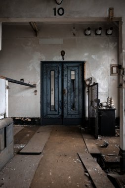 Dark and abandoned place clipart