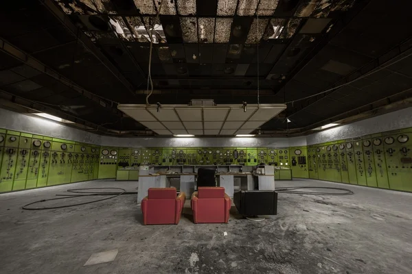 Sala de distribución de electricidad en la industria metalúrgica —  Fotos de Stock