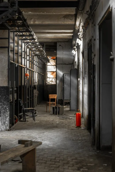 Sala de distribución de electricidad en la industria metalúrgica — Foto de Stock