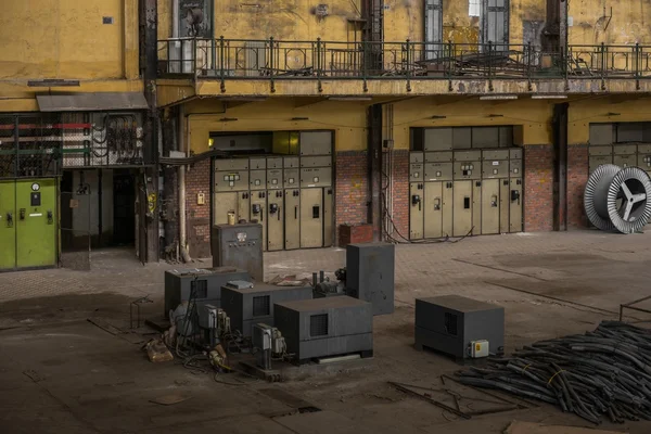 Sala de distribución de electricidad en la industria metalúrgica —  Fotos de Stock