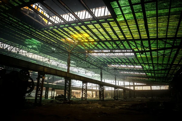 Große Industriehalle im Bau — Stockfoto