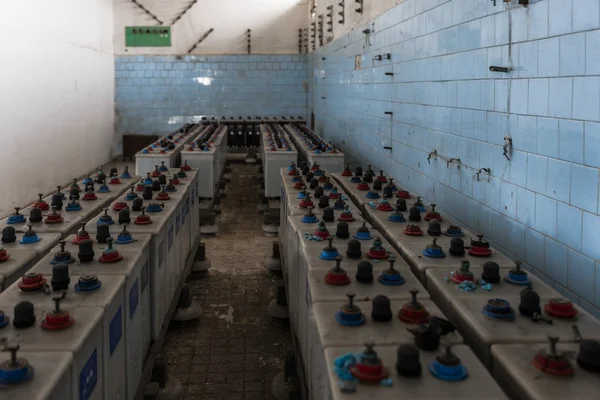 Baterias de fonte de alimentação ininterrupta — Fotografia de Stock