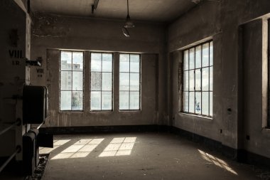 Dark and abandoned place clipart