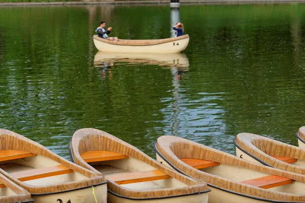 Wooden canoes — Stock Photo, Image