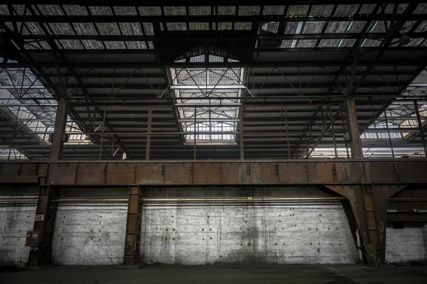 Stora industriella hall under konstruktion — Stockfoto