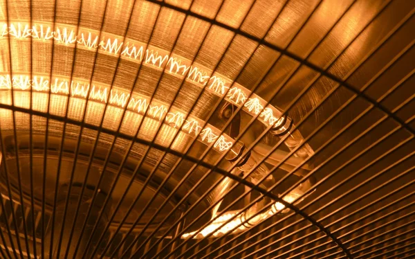 Electric heater closeup photo — Stock Photo, Image