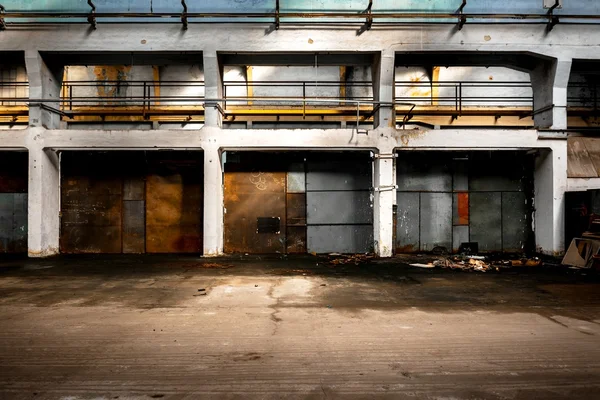 Grande salão industrial — Fotografia de Stock