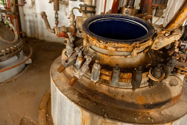 Industrial interior with storage tank — Stock Photo, Image