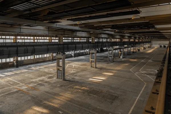 Velké průmyslové haly opravy stanice — Stock fotografie