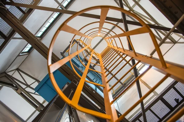 Ladder in industrial interior — Stock Photo, Image