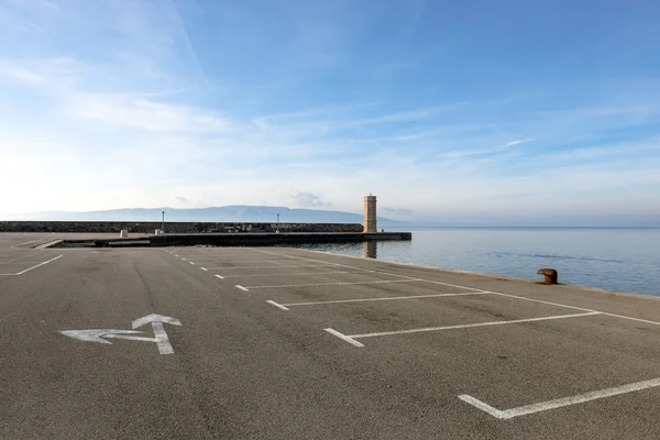 Κενών χώρων στάθμευσης στη θάλασσα — Φωτογραφία Αρχείου