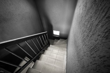Modern staircase clipart