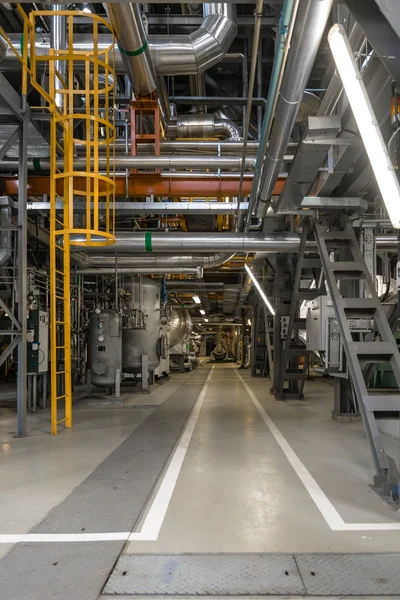 Ladder in industrial interior — Stock Photo, Image