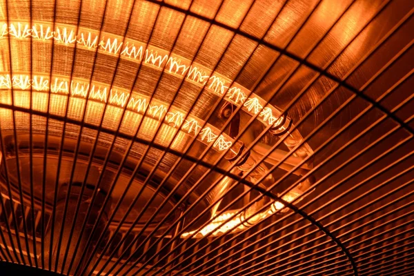 Electric heater closeup photo — Stock Photo, Image