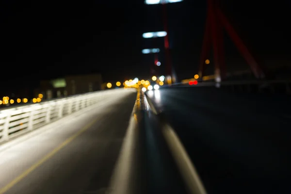 Άδειο γέφυρα το βράδυ — Φωτογραφία Αρχείου