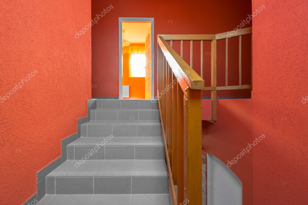 Moderne trap u stockfoto svedoliver