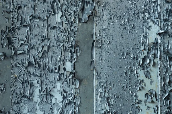 Pintura de pelado gris en la pared — Foto de Stock