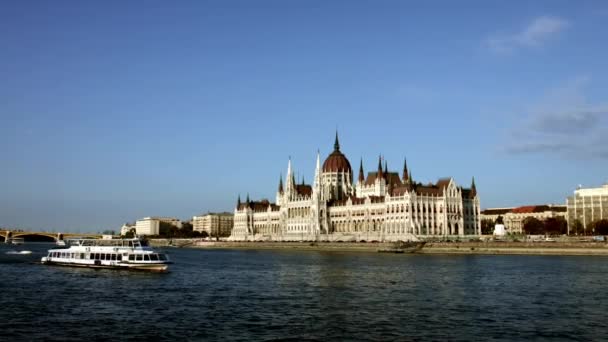 Edificio del Parlamento primo piano — Video Stock