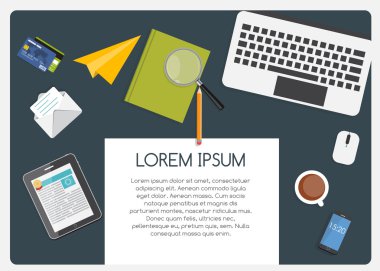 Arka plan iş Tema için boş yer ile senin