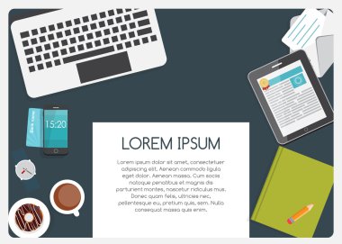 Arka plan iş Tema için boş yer ile senin