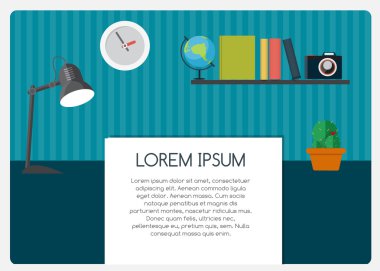 Arka plan iş Tema için boş yer ile senin