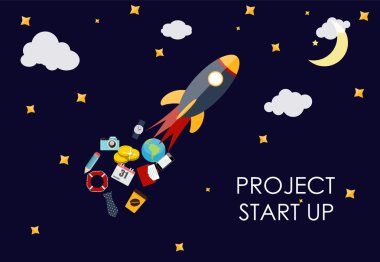 Başarı. Kişisel ve kariyer büyüme. İş fikri. Hızlı Başlangıç