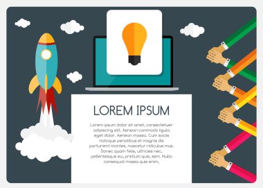 Arka plan iş Tema için boş yer ile senin