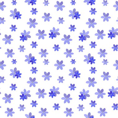 Soyut basit çiçek Dikişsiz desen arka plan