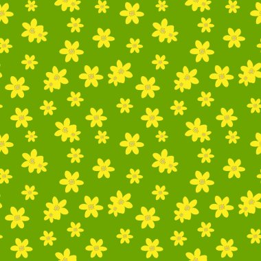 Soyut basit çiçek Dikişsiz desen arka plan