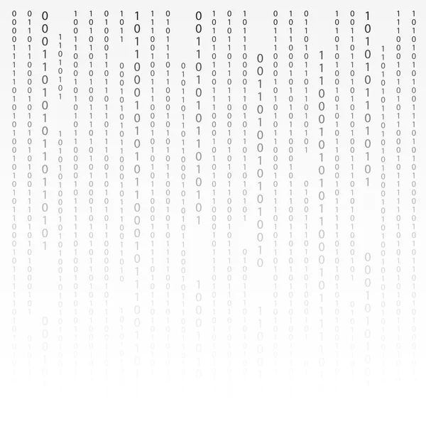 Siyah ve beyaz. Algoritma ikili kod ile arka planda rakamlar