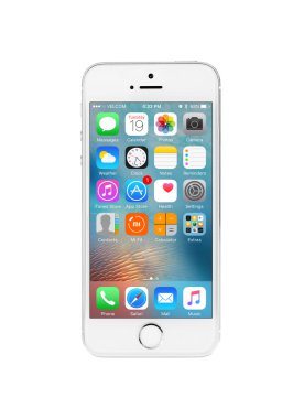 Minsk, Beyaz Rusya - 16 Nisan 2016: M görüntüsüne sahip Apple iphone 5s