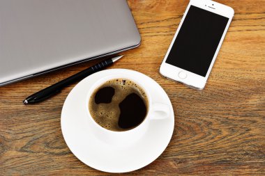 Minsk, Beyaz Rusya - 16 Nisan 2016: İş kavramı. Apple iphone