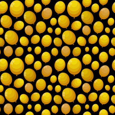 rengi parlak balonlar seamles arka plan vektör illustra desen