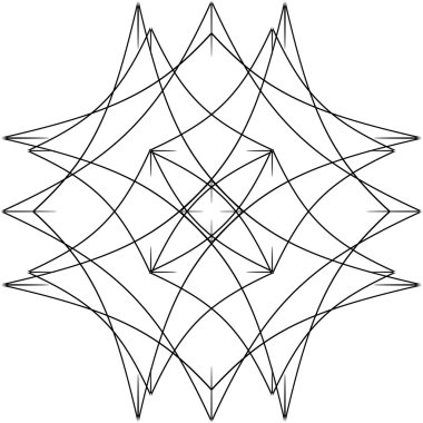 siyah-beyaz hipnotik arka plan. vektör çizim.