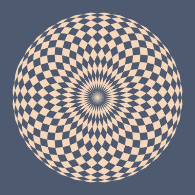 Renkli hipnotik arka plan. Vektör çizim.