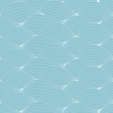 Soyut dalga Dikişsiz desen arka plan. Vektör çizim