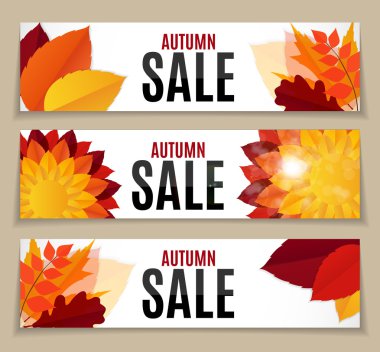 Sonbahar yaprakları Satılık arka plan vektör çizim