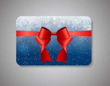 Güzel hediye kartı vektör çizim