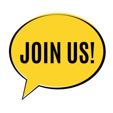 Önemli duyuru konseptine katılın. Vektör illüstrasyonu EPS10