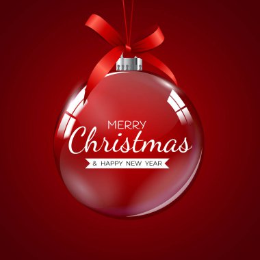 Mutlu Noeller ve Mutlu Yıllar Tatil Şablonu Geçmişi. Vektör Illustration EPS10