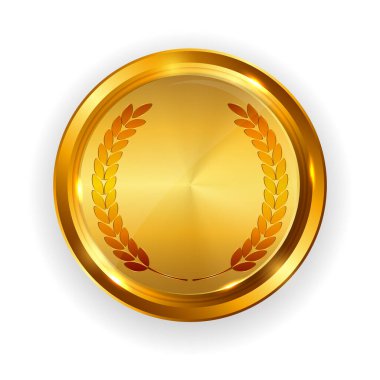 Soyut Altın Etiket Şablonu. Vektör Illustration EPS10