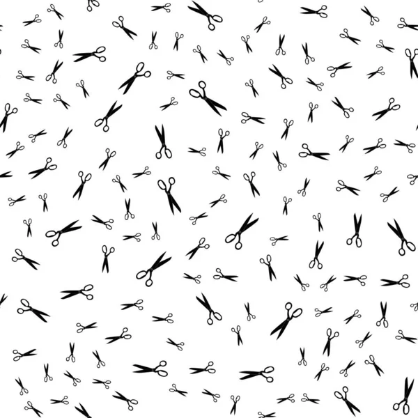 Makas silueti, Kusursuz Desen Arkaplanı. Vektör Illustration EPS10