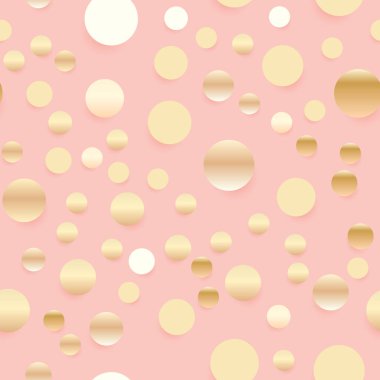 Soyut Parlak Konfeti Kusursuz Desen Arkaplanı. Vektör Illustration EPS10