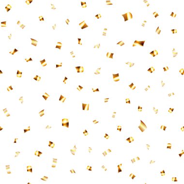 Soyut Parlak Konfeti Kusursuz Desen Arkaplanı. Vektör Illustration EPS10