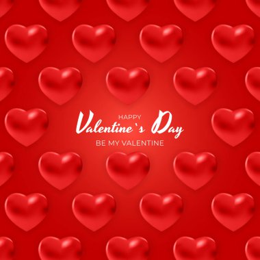 Sevgililer Günü Arkaplan Tasarımı. Reklam, web, sosyal medya ve moda reklamları için şablon. Poster, broşür, tebrik kartı, web sitesi Vektör İllüstrasyonu başlığı