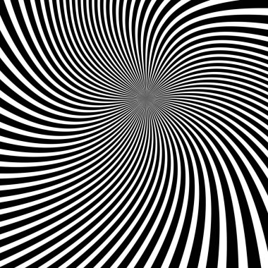 Soyut hipnotik psikedelik arka plan. Vektör İllüstrasyonu