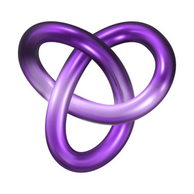 Gerçekçi 3d, metalik renk gradyan geometrik şekilleri, beyaz arkaplanda izole edilmiş tasarım için nesne elementleri oluşturur. Vektör çizimi. EPS10